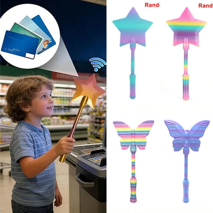 Christmas Magic Credit Card Wand 3D Printed Toys Magic Wand for Credit Card Funny Credit Card Box 3D Printed Card Wallet